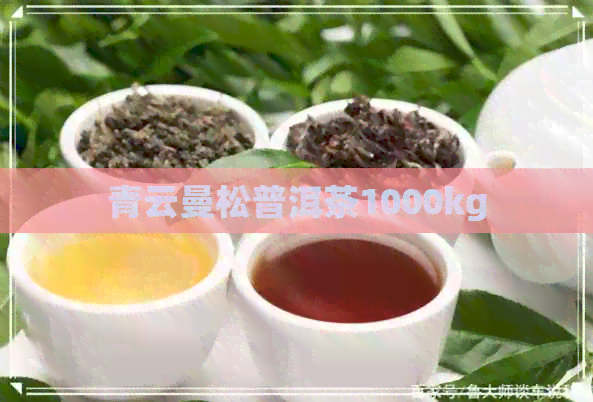 青云曼松普洱茶1000kg