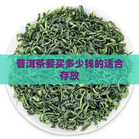 普洱茶要买多少钱的适合存放