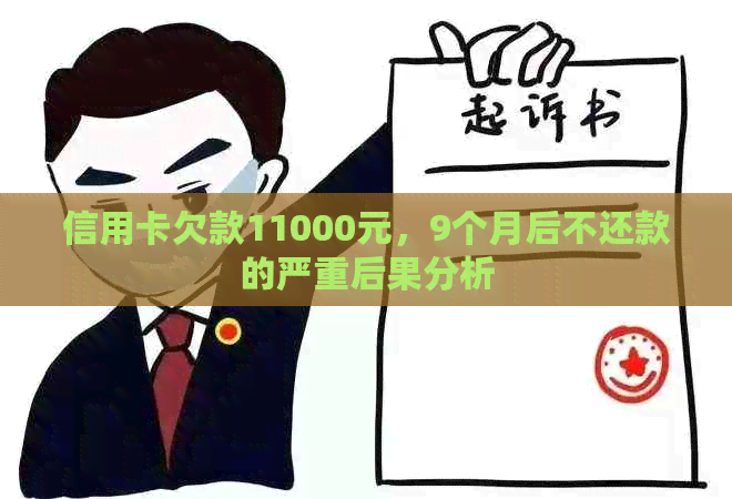 信用卡欠款11000元，9个月后不还款的严重后果分析