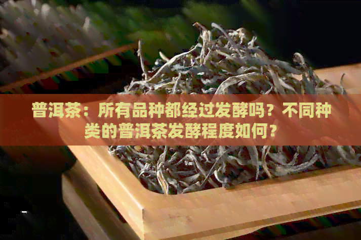 普洱茶：所有品种都经过发酵吗？不同种类的普洱茶发酵程度如何？