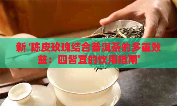 新 '陈皮玫瑰结合普洱茶的多重效益：四皆宜的饮用指南'