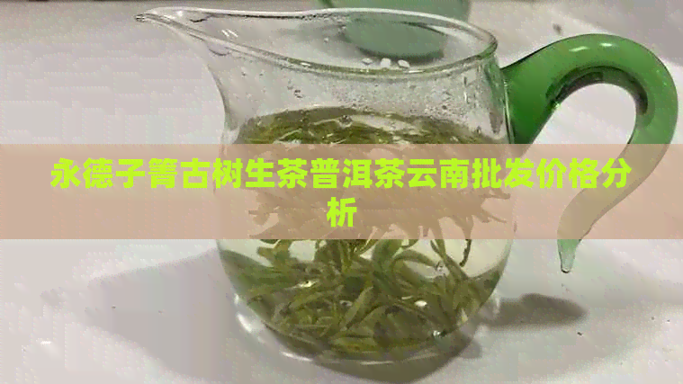 永德子箐古树生茶普洱茶云南批发价格分析