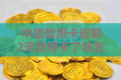 中信信用卡逾期2天就停卡了吗怎么办：解决策略与影响分析