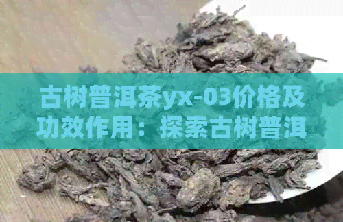 古树普洱茶yx-03价格及功效作用：探索古树普洱茶饼的市场行情和健效益。