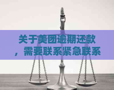 关于美团逾期还款，需要联系紧急联系人进行核实的问题解答