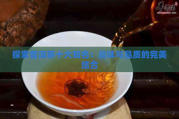 探索普洱茶十大知名：品味与品质的完美结合