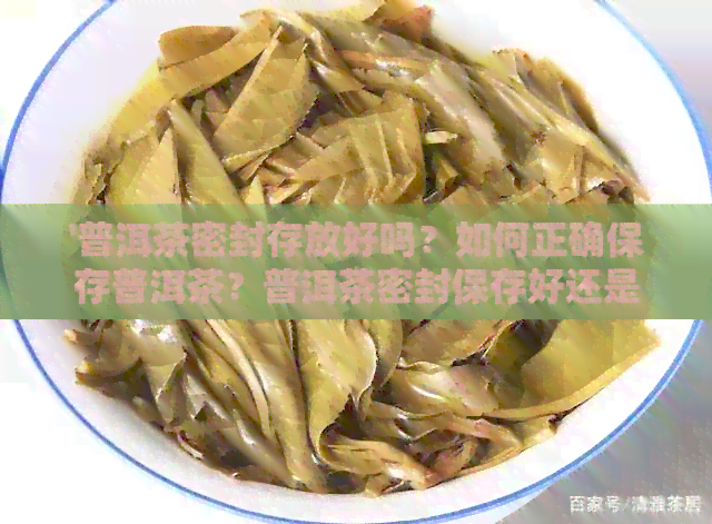 '普洱茶密封存放好吗？如何正确保存普洱茶？普洱茶密封保存好还是透气好？'