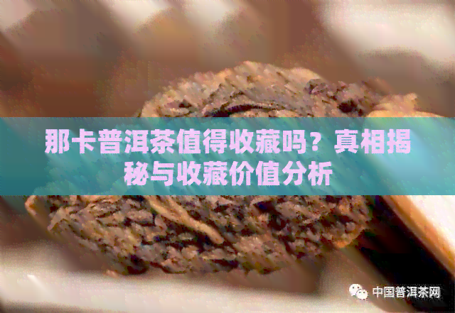 那卡普洱茶值得收藏吗？真相揭秘与收藏价值分析