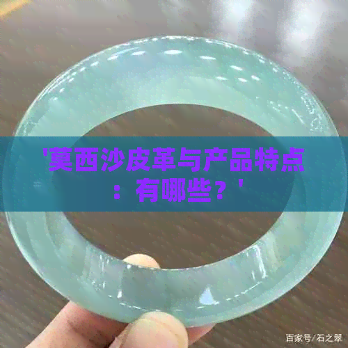 '莫西沙皮革与产品特点：有哪些？'