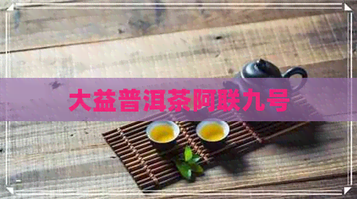 大益普洱茶阿联九号