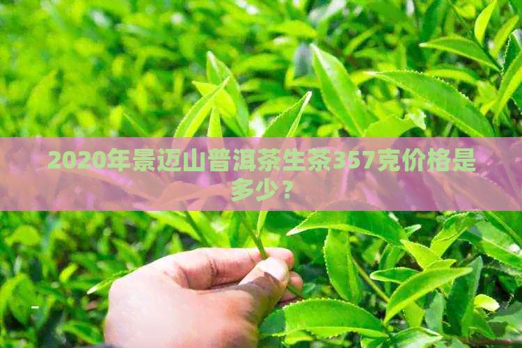 2020年景迈山普洱茶生茶357克价格是多少？