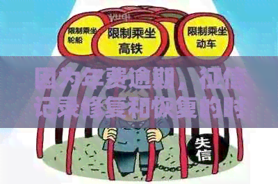 因为年费逾期，记录修复和恢复的时间，以及贷款的可行性问题