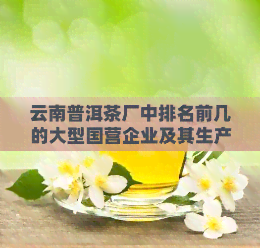 云南普洱茶厂中排名前几的大型国营企业及其生产规模