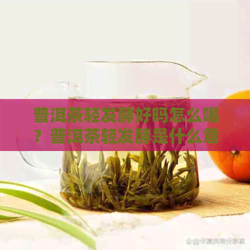 普洱茶轻发酵好吗怎么喝？普洱茶轻发酵是什么意思？轻发酵普洱茶口感如何？