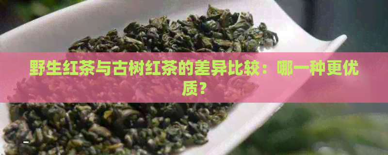 野生红茶与古树红茶的差异比较：哪一种更优质？