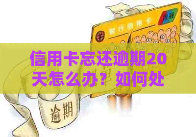 信用卡忘还逾期20天怎么办？如何处理？