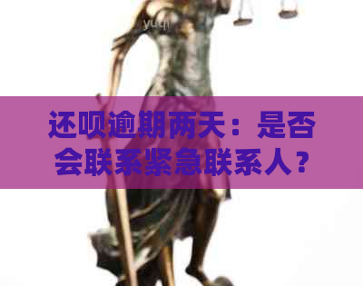 还呗逾期两天：是否会联系紧急联系人？安全性如何保障？