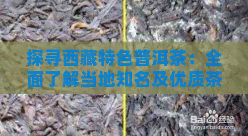 探寻     特色普洱茶：全面了解当地知名及优质茶叶