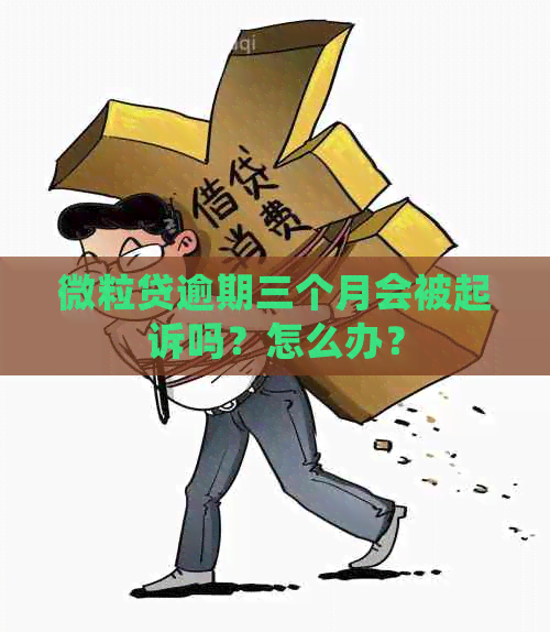 微粒贷逾期三个月会被起诉吗？怎么办？