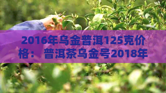 2016年乌金普洱125克价格： 普洱茶乌金号2018年价格表