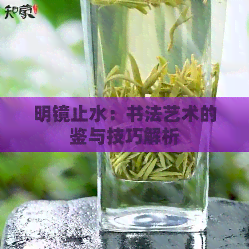 明镜止水：书法艺术的鉴与技巧解析