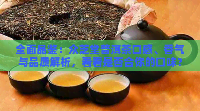 全面品鉴：众芝堂普洱茶口感、香气与品质解析，看看是否合你的口味？