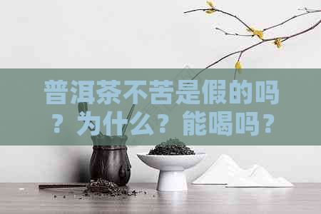 普洱茶不苦是假的吗？为什么？能喝吗？普洱茶不苦涩，带甜好吗？