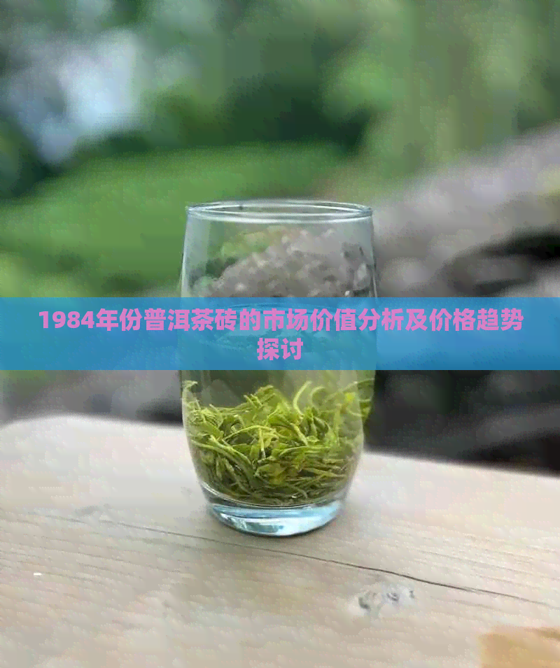 1984年份普洱茶砖的市场价值分析及价格趋势探讨