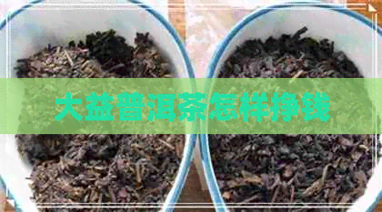 大益普洱茶怎样挣钱