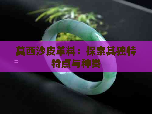 莫西沙皮革料：探索其独特特点与种类