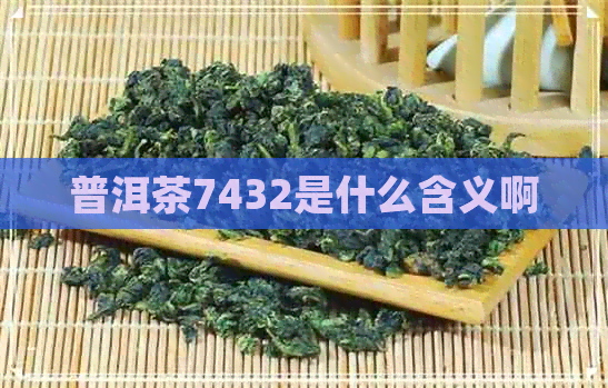 普洱茶7432是什么含义啊