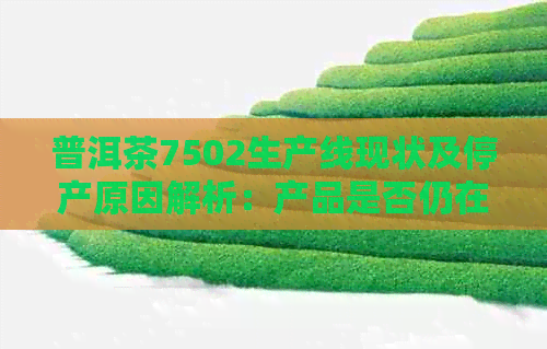 普洱茶7502生产线现状及停产原因解析：产品是否仍在生产？