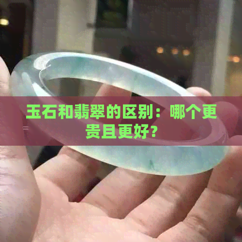 玉石和翡翠的区别：哪个更贵且更好？