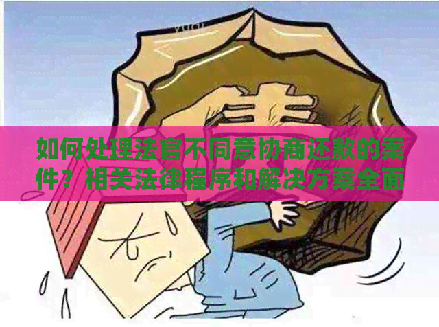 如何处理法官不同意协商还款的案件？相关法律程序和解决方案全面解析