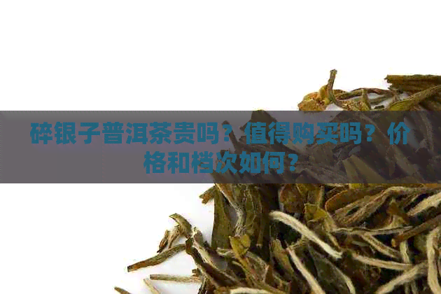 碎银子普洱茶贵吗？值得购买吗？价格和档次如何？