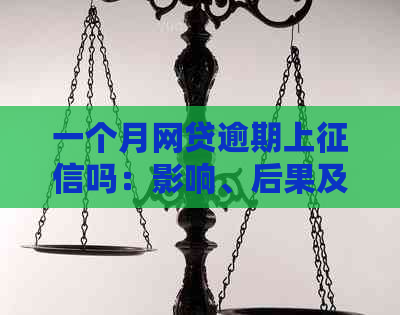 一个月网贷逾期上吗：影响、后果及情况全解析