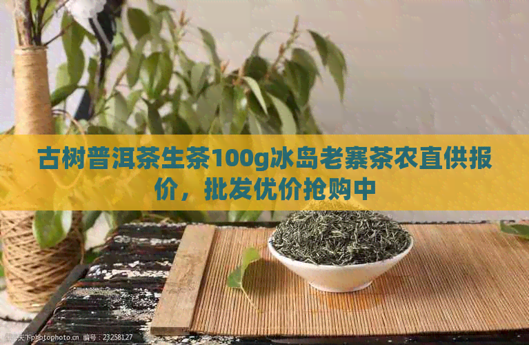 古树普洱茶生茶100g冰岛老寨茶农直供报价，批发优价抢购中