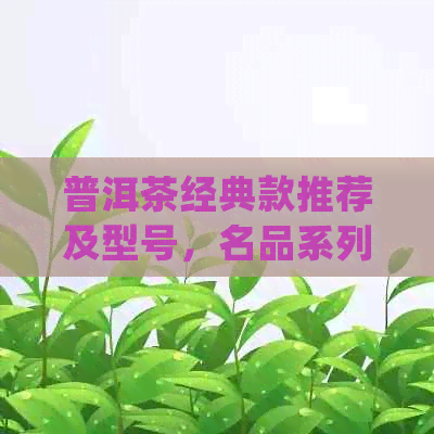 普洱茶经典款推荐及型号，名品系列，你值得拥有！