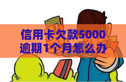 信用卡欠款5000逾期1个月怎么办？