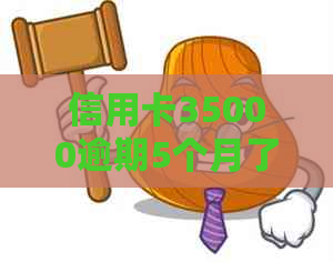 信用卡35000逾期5个月了，怎么办？