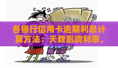 各银行信用卡逾期利息计算方法：天数影响利率，需了解各银行规定。