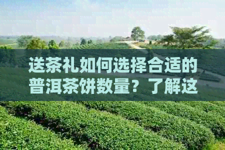 送茶礼如何选择合适的普洱茶饼数量？了解这些因素，让礼物更贴心！