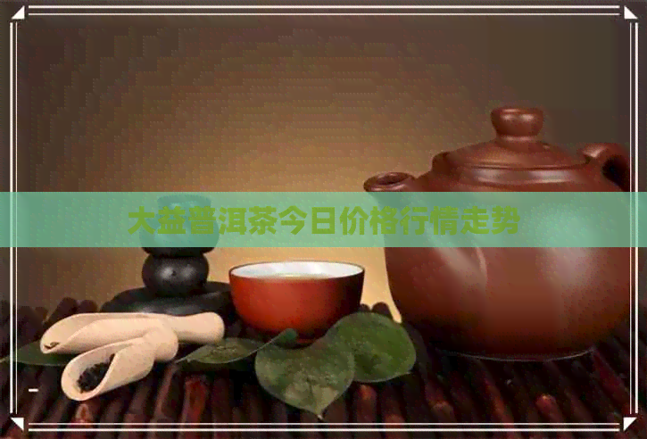 大益普洱茶今日价格行情走势