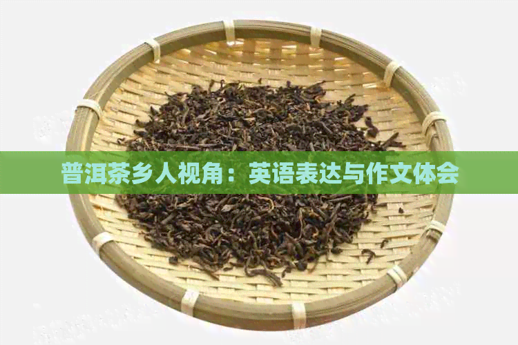 普洱茶乡人视角：英语表达与作文体会