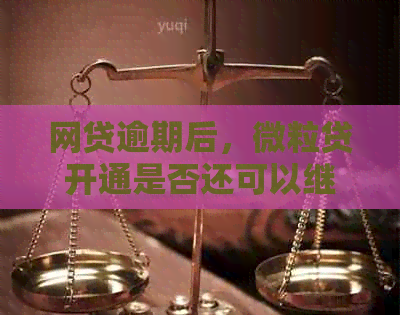 网贷逾期后，微粒贷开通是否还可以继续使用与还款？