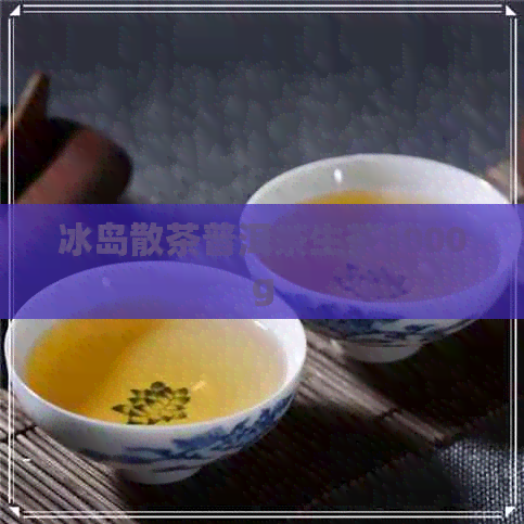 冰岛散茶普洱茶生茶1000g