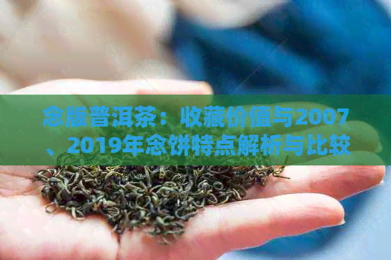 念版普洱茶：收藏价值与2007、2019年念饼特点解析与比较