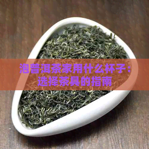 泡普洱茶家用什么杯子：选择茶具的指南