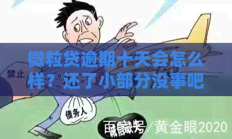 微粒贷逾期十天会怎么样？还了小部分没事吧。