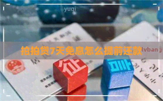 7天免息怎么提前还款